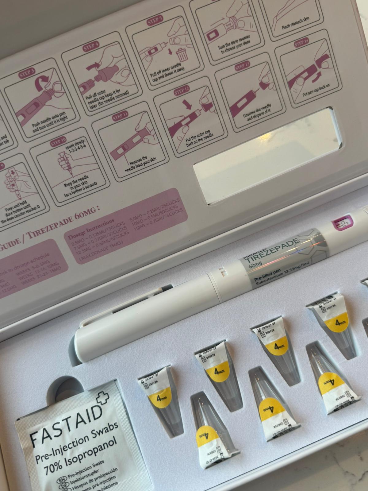 Tirzepatide Multi-Dose Injection Pen – 60mg - Image 3